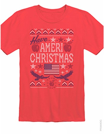 T-Shirt: Cidery Ameri-Christmas