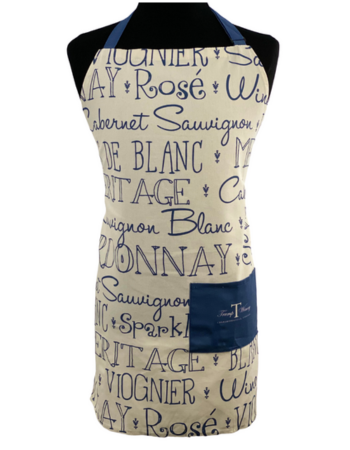 Apron - Wine Word Art