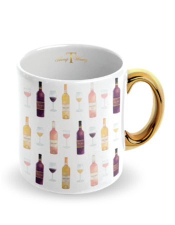 Mug: Wine Print