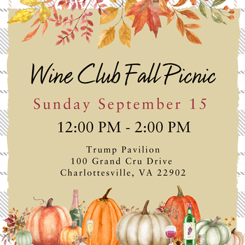 Wine Club Fall Picnic