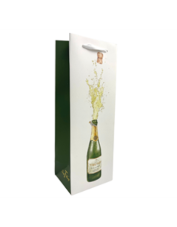 Gift Bag: Blanc de Blanc Print Tall