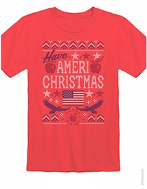 T-Shirt: Cidery Ameri-Christmas