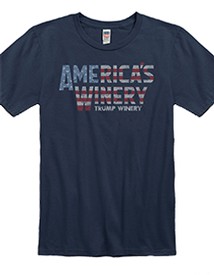 T-Shirt: America's Winery Flag Print