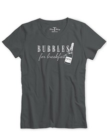 T-Shirt: Women's Bubbles for Breakfast