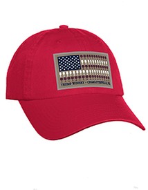 Hat: Wine Flag Red