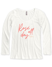 T-Shirt: LS Rosé All Day