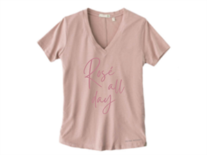 T-Shirt: Rosé All Day V-Neck