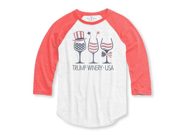 T-Shirt: Raglan USA